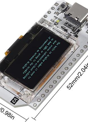 Iot плата разработки heltec wifi kit v3, esp32-s3fn8 с oled 0.96"