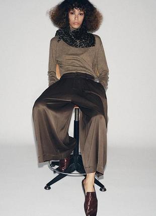Штани зі складками zara xs, s, m 7977/823/700