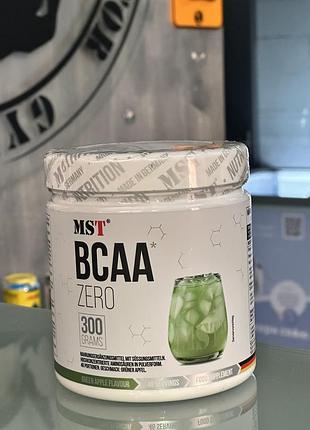 Амінокислота bcaa mst bcaa zero 300 грамм (46 порцій), зелене яблуко