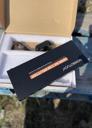 Сплітер nowbotuch hdmi 4k 1x8 splitter розгалужувач 8 портовий комутатор full hd 1080p