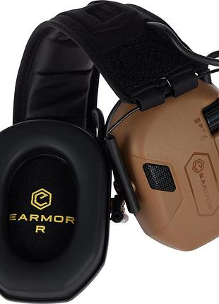 Наушники активные earmor m300a coyote brown (m300a-cb)