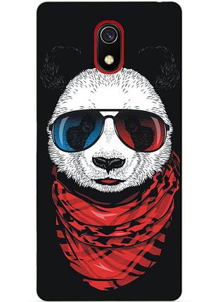 Бампер силиконовый чехол для xiaomi redmi 8a с рисунком панда