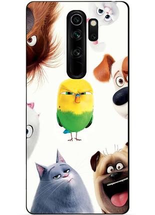 Силиконовый чехол бампер для xiaomi redmi note 8 pro с рисунком тайная жизнь домашних животных