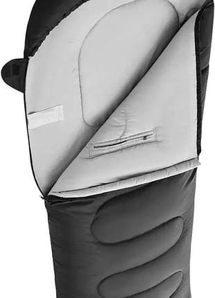 Спальный мешок kingcamp lona 250 black, (ks2401_black_l)