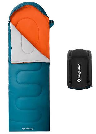 Спальный мешок kingcamp tigris 250 peacockblue, (ks2423_peacockblue_l)