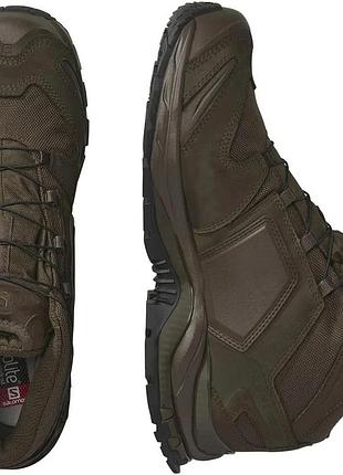 Черевики тактичні salomon xa forces mid en 14.5 dark earth (р. 49.5)