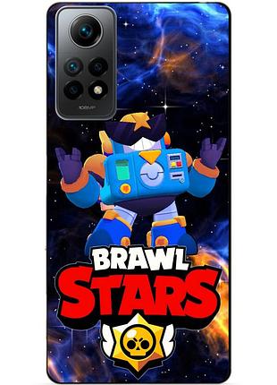 Силиконовый бампер чехол для xiaomi redmi note 12 pro космический бравл герои вольт