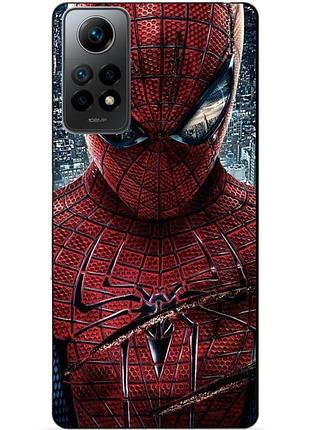 Силиконовый бампер чехол для xiaomi redmi note 12 pro человек паук spider man