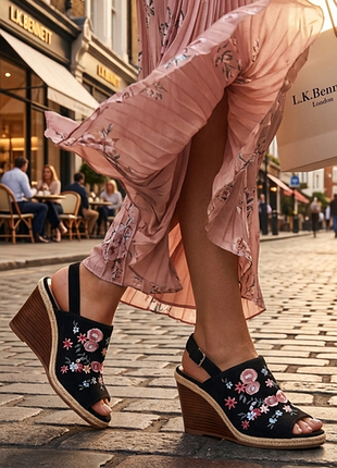 Footglove marks&spencer оригинал 100% натур кожа! эксклюзив! шикарные босоножки