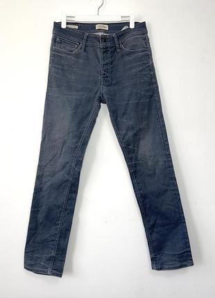 Чоловічі джинси jack & jones сірі джинси slim fit