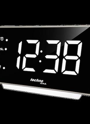 Настольные часы с радио technoline wt494 silver (wt494)