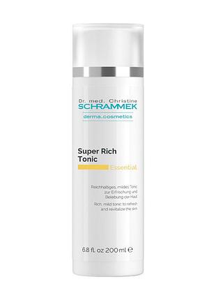 Super rich tonic освіжаючий, відновлюючий лосьйон для нормальної і сухої шкіри, 200 мл