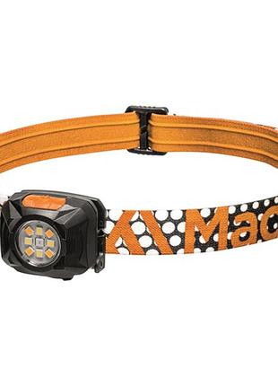 Фонарь налобный mactronic rebel (400 lm) cool/warm white/red led recharg type-c (ahl0061uc)