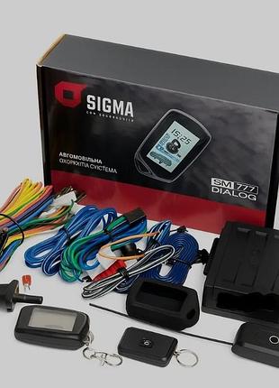 Автосигнализация sigma sm-500 pro двухсторонняя автосигнализация с пультом 600-1200метров