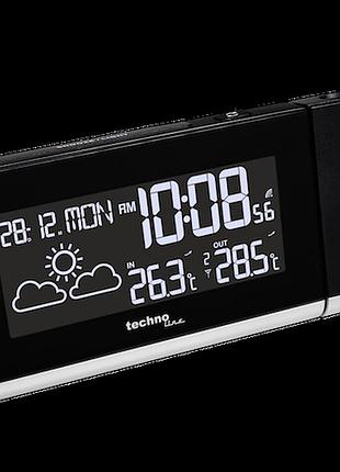 Часы с проекцией technoline wt539 black (wt539)