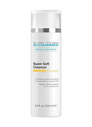 Super soft cleansing м'яке молочко для очищення нормальної/сухої/чутливої шкіри, 200 мл