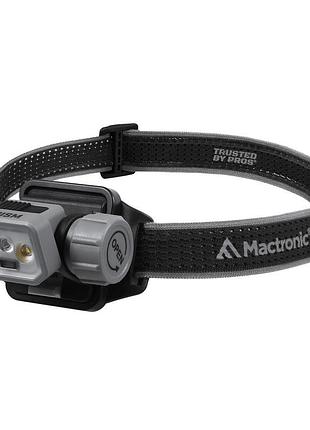 Фонарь налобный mactronic prism (650 lm) cool white/rgb led recharg type-c helmet kit (thl0141)