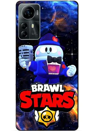 Силиконовый чехол бампер для zte blade a72s с героем космический бравл лу