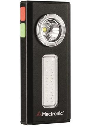 Ліхтарик на магніті mactronic flagger 500lm акумуляторний, зарядка usb