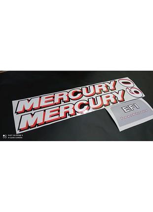 Наклейки на човновий мотор ковпак двигун меркури mercury 60