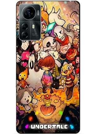 Силіконовий чохол бампер для zte blade a72s з малюнком андертейл undertale
