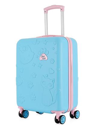 Чемодан детский semi line 20" (s) blue/pink (t5883-2)