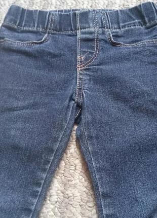 Джеггинсы джинсы лосины h&m denim рост 92-98 см 3года2 фото