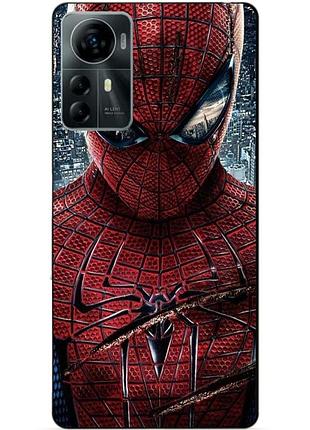 Силиконовый чехол бампер для zte blade a72s человек паук spider man