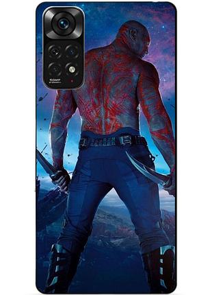 Силиконовый бампер чехол для xiaomi redmi note 11 pro дракс стражи галактики drax