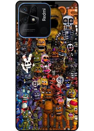 Силіконовий бампер чохол для xiaomi redmi 10c з малюнком freddy фредді аніматроніки