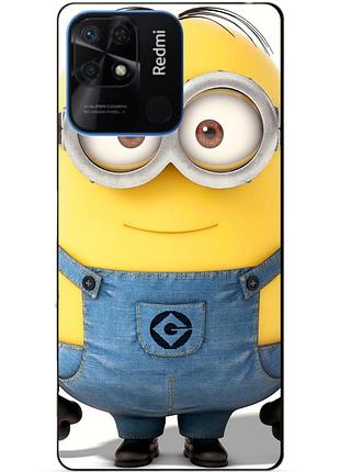 Силіконовий бампер чохол для xiaomi redmi 10c з малюнком міньйон стюарт minion