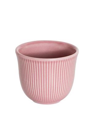 Чашка для кофе loveramics brewers embossed tasting cup 150 мл dusty pink