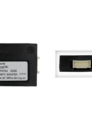 Перетворювач сигналу серії qiv адаптер can-bus citroen,peugeot qbr op0961b (hiworld paf2.20)