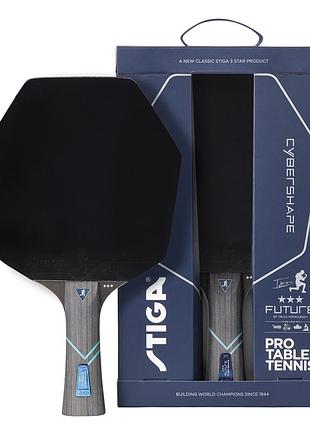 Ракетка для настольного тенниса stiga cybershape future 3 star fl (1213-0304-35)