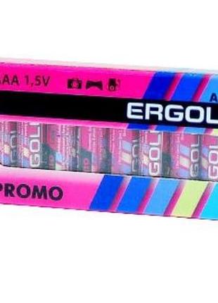 Батарейка alkaline ergolux promo aaa lr03, продажа от 12 штук/упаковка