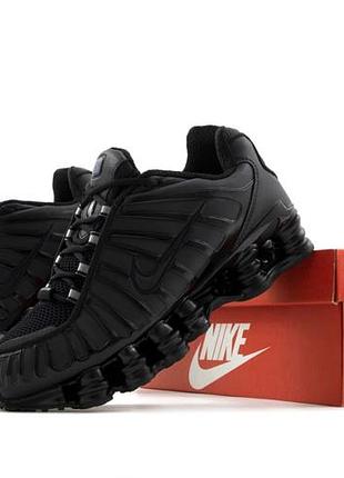 N*ke shox tl black blue