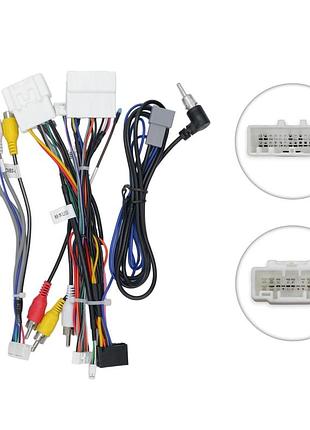 Перехідник живлення серії qiv з адаптером can-bus для mazda qbr-w mz-2621 (дрот)