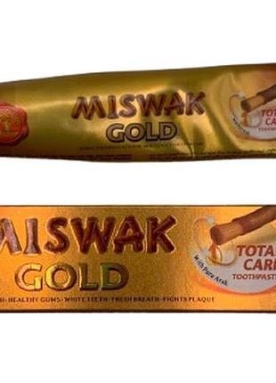 Зубная паста мисвак miswak голд gold 50 грамм + 10 грамм = 60 грамм акция! египет
