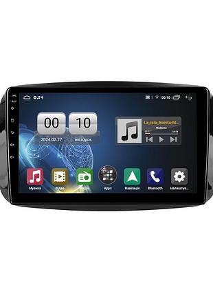 Штатна магнітола серії qiv q1 під mercedes benz smart fortwo 3 c453 a453 w453 2014-2020 9 дюймів