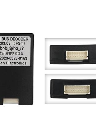 Перетворювач сигналу серії qiv адаптер can-bus honda qbr hd0308 (dogen honda_spirior)