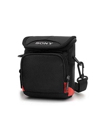 Компактная сумка для беззеркального фотоаппарата sony противоударная черная с красным ( ibf088br6 )