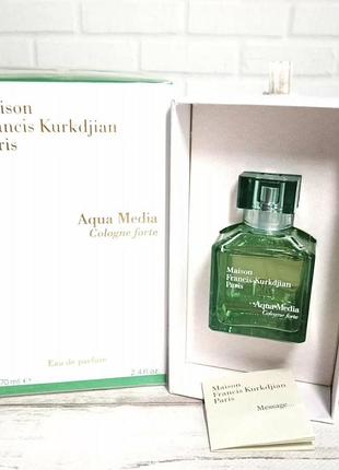 Maison francis kurkdjian aqua media cologne forte (мейсон франсис куркджан аква медия) 70ml
