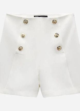 Шорти жіночі zara 1608/252 m білі