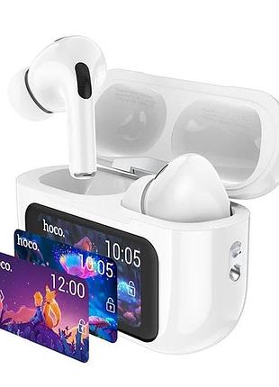 Беспроводные наушники из hoco ew72 lite soar с сенсорным экраном белые