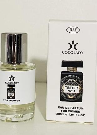 Тестер скло cocolady no 231 схожий на initio parfums oud for happiness (інітіо парфум оуд фор хеппінесс) 30 мл