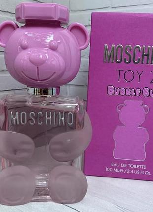 Парфюмированная вода moschino toy 2 bubble gum (москино той 2 бабл гам) 100 ml.