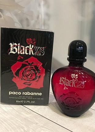 Жіноча туалетна вода paco rabanne xs black for her/пако рабанн іксс блек фор хе/80 мл