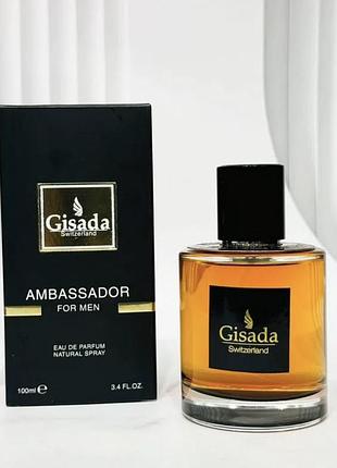 Парфуми для чоловіків gisada ambassador for men (гісада амбасадор фор мен) 100 мл