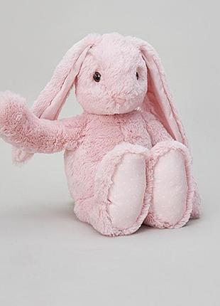 М'яка плюшева іграшка soft life арт.7107 кролик рожевий