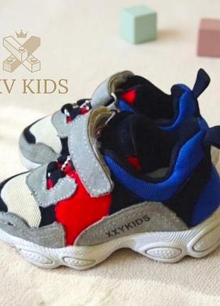 Детские кроссовки, весенние,натуральные ботиночки xxv kids,немеченица,р.22(16)